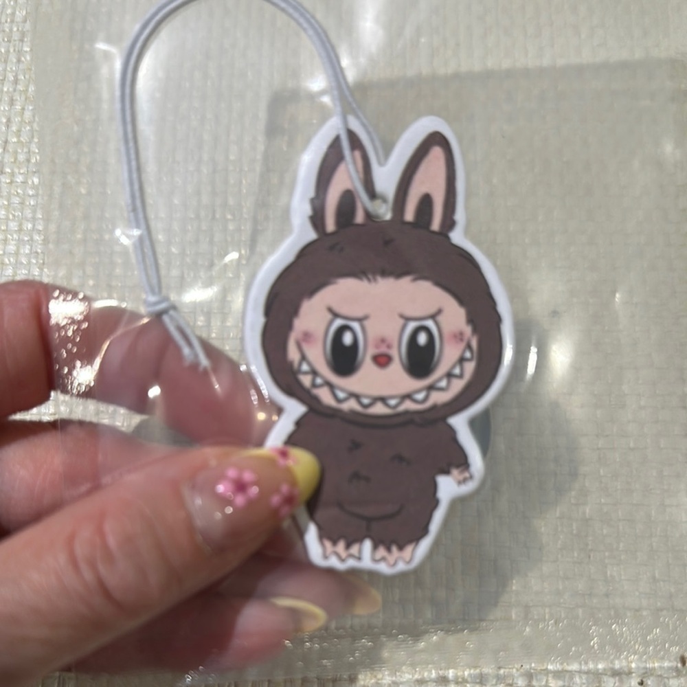 Cute Brown labubu Air Freshener